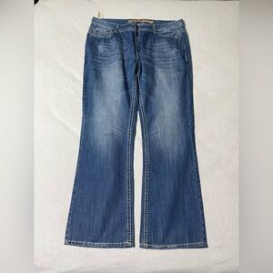 Rock & Roll Denim Jeans Mens 40x33 Blue Relaxed Bootcut‎ Double Barrel Denim